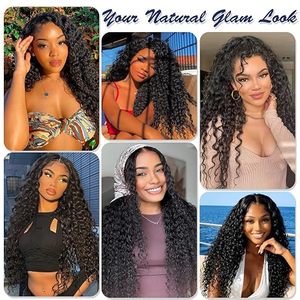 RTS <b>Deep</b> <b>Wave</b> 24inch Human Hair <b>Wig</b> 13x4 Lace Frontal Raw Cuticle Long Human Hair <b>Wig</b> 210% Density for Black Women Pre-cut Lace - Product Image 6