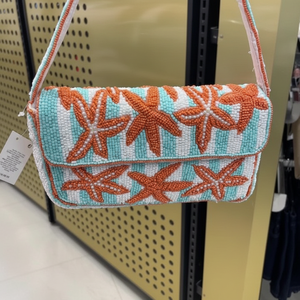 Sac de soirée élégant à perles avec bandoulière réglable - Product Image 1