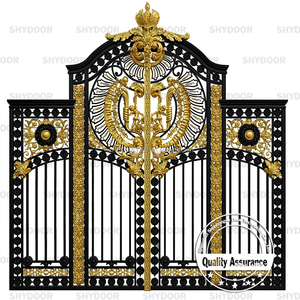 Cancello <span class=keywords><strong>in</strong></span> ferro per la casa-personalizzazione professionale decorativa-cancello artistico <span class=keywords><strong>in</strong></span> ferro-cancello del giardino reale - Product Image 1