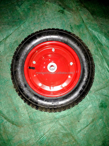 Fabricant OEM 3.00-8 3.50-8 4.00-8 Jantes en métal Roue pneumatique gonflable en caoutchouc et pneus pour chariot de transport de brouette - Product Image 6