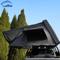 Support de benne de camion et tente de toit rigide double couche quatre saisons imperméable à montage rapide pour les sorties de camping