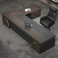 Nouveau bureau de direction en bois moderne, durable et réglable avec tiroir de rangement pour usage professionnel, vente en gros