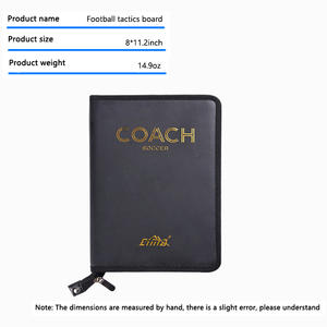 Conseil de tactique de Football professionnel Table de sable pliant en cuir plaque d'entraîneur bande magnétique stylo conseil de tactique - Product Image 5