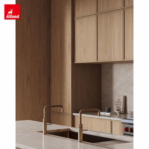 Armoires de cuisine Alland, élégance artisanale intemporelle, design nordique en chêne clair, style Japandi, écologiques, avec des poignées fines et <span class=keywords><strong>caractéristiques</strong></span> - Product Image 3