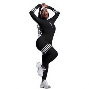 Combinaison de sport Pilates pour femme, justaucorps dos nu, tenue de fitness, vêtement de gym sculptant pour le yoga – Meilleures ventes - Product Image 1