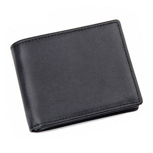 Nouveau portefeuille pour homme en cuir véritable, court, anti-vol RFID, avec fermeture éclair, petit portefeuille en cuir - Product Image 1