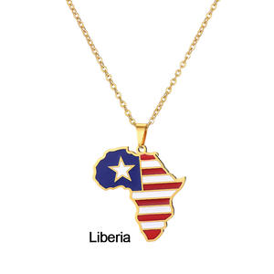 Collier carte personnalisé Collier pendentif carte africaine du <span class=keywords><strong>Cap</strong></span>-<span class=keywords><strong>Vert</strong></span> - Product Image 6