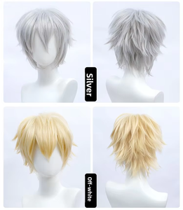 Perruque de cosplay colorée pour homme, style <span class=keywords><strong>anime</strong></span>, en fibre haute température, densité 150 %, taille moyenne, fabriquée à la machine, pour Halloween - Product Image 6