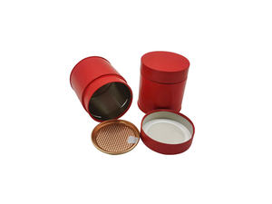 Экологически чистый цилиндр для хранения, Упаковочная жестяная канистра для кофе и чая - Product Image 2