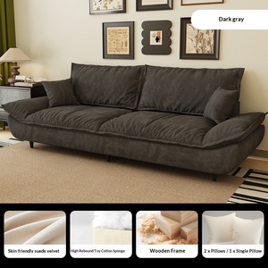 Canapé une place inclinable en polaire motif patte de chat, housse amovible et lavable, idéal pour salon, petits appartements et locations - Product Image 6