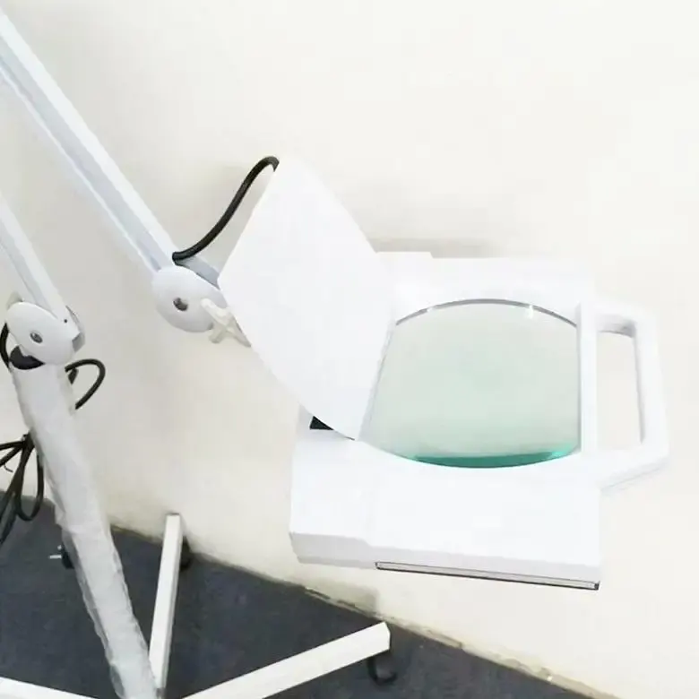 Салон тату 5X Увеличительное напольное увеличительное стекло со светом и подставкой для закрытого дела стоматологический Маникюр глубокое очищение