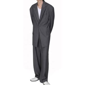 Completo <span class=keywords><strong>Blazer</strong></span> <span class=keywords><strong>Oversize</strong></span> da <span class=keywords><strong>Uomo</strong></span> 2026, Set Giacca e Pantaloni - Product Image 3