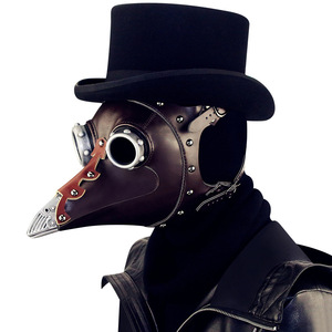 Máscara de Doctor de la Peste Estilo Steampunk de PU con Pico Largo, Regalo, Máscaras Retro para Cosplay, Accesorios para Disfraces de Fiesta y Carnaval - Product Image 3