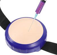 Kit de pratique IV tampon d'entraînement à l'injection intramusculaire tampon d'injection éponge pour infirmière étudiants en médecine tapis de pratique de formation