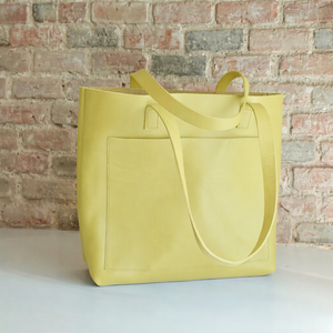 Sac fourre-tout vintage en cuir véritable grande capacité, sac à bandoulière à motif uni pour le quotidien, les courses et les voyages - Product Image 4