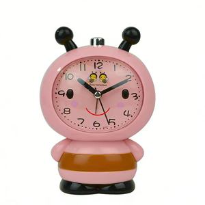 <strong>Bee</strong> Table Quartz Silent Melody or Simulated Bell Alarm <strong>Clock</strong> With Cute Design for Home Children Use - Product Image 3