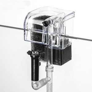 울트라 조용한 수족관 스폰지 필터 활성 탄소 벽걸이 형 어항 펌프 필터 외부 - Product Image 1