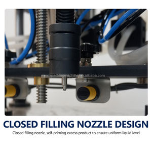 Mesin Pengisi Vakum Cairan untuk Botol Kaca Kecil dengan 4 Nozel untuk Jus, Toner Kecantikan, Minyak Kosmetik, Parfum - Product Image 5