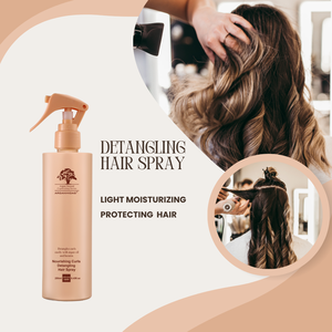 Arganmidas 4c cheveux protecteur de chaleur hydratant en profondeur coiffant tenant l'huile d'argan laisser dans démêlant laque pour cheveux bouclés pour anti-frisottis - Product Image 6