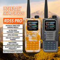 Talkie-walkie 10W haute puissance, radio bidirectionnelle double bande AM VHF UHF, GPS APRS, pour batterie 2500mAh, écran couleur 1,77 pouces