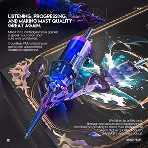 卸売マストオーシャンハートプロフェッショナルPMU3mmパーマネントメイクタトゥーカートリッジニードルピース/箱 - Product Image 2