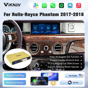 กล่องถอดรหัส Viknav Linux สำหรับ Rolls-Royce Phantom ปี 2017-2018 รองรับการเชื่อมต่อไร้สาย CarPlay และ Android Auto อัปเกรดหน้าจอ OEM - Product Image 2