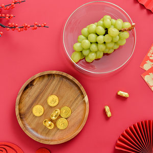 Aeofa doppio vetro frutta secca semi di melone piatto di noci piatto di legno scatola di immagazzinaggio di caramelle di vetro ciotola e piatto di frutta di vetro - Product Image 4