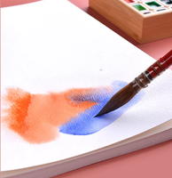 Papier aquarelle A4 300g, papier artistique, papier d'emballage classique, texture moyennement épaisse, papier spécial pour peinture professionnelle
