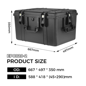 Boîte de transport en plastique de haute qualité, accessoires de lutte contre l'incendie, boîte de transport en PP avec serrure brevetée - Product Image 1
