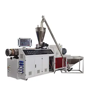 BEIERMAN Widely used SJSZ-92/188 Conical Twin Screw Extruder Double Screw Extruding Machine