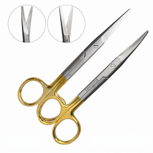 Tijeras Dentovos Mayo Curvas, Tijeras Quirúrgicas Premium de Alta Resistencia, Instrumento de Cirugía Oral Dental para Procedimientos Médicos Dentales - Product Image 3