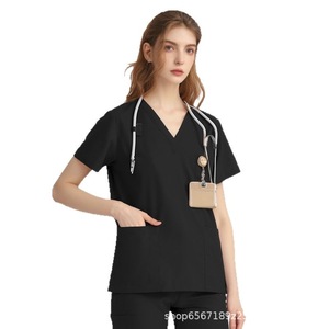 Set di Divise Mediche per Infermieri, Abbigliamento da Lavoro per Salone, Tessuto in Poliestere Dobby, Unisex, Modello ODM Cina <span class=keywords><strong>109</strong></span> - Product Image 5