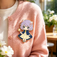 Fabricant de Pins en Gros : Badges Métalliques Personnalisés, Design Artistique, Pins de Revers en Émail Dur et Souple, Motif Fille Mignonne de Dessin Animé, Anime