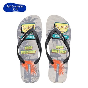 Hotmarzz/Black <span class=keywords><strong>Marz</strong></span> HM8094 Chanclas y Sandalias de Playa de PVC Antideslizantes Casuales de Verano para Hombre para Natación - Product Image 6
