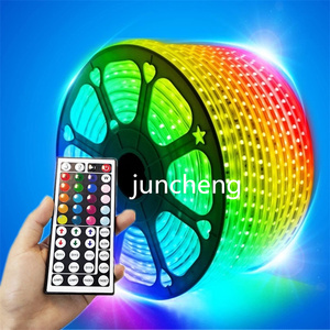 5050 RGB LED Strip không thấm nước/không thấm nước 5m 300 LED Strip ánh sáng LED String + 44 Key IR từ xa + DC 12V 3A Power Kit - Product Image 2