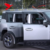 Pare-soleil de fenêtre extérieur pour Chery Jetour T2 Travellar 2023 2024 2025, déflecteur de vent, protection contre le soleil et la pluie, déflecteurs, couvre-fenêtre