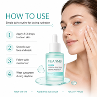 Sérum Visage Hydratant et Repulpant Éclatant à l'Acide Hyaluronique et au PDRN en Capsules pour une Peau de Verre 1000