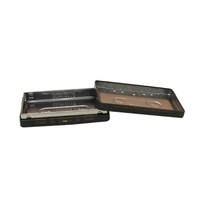 Boîte en métal personnalisée en forme de cassette audio, style vintage rectangulaire, pour emballage de bonbons et de sucre – Vente chaude