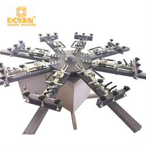 Máy In Màn Hình Vải Rotory 8 Màu 8 Trạm Máy In Ruy Băng Màn Hình Áo Phông Giá Pakistan Để Bán - Product Image 3