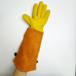 Gants <span class=keywords><strong>de</strong></span> soudage en cuir <span class=keywords><strong>de</strong></span> mouton pour soudeurs, isolants thermiques, résistants à la chaleur à l'arc d'argon, résistants à l'usure, gants <span class=keywords><strong>de</strong></span> sécurité au travail - Product Image 2
