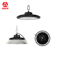Lámpara LED UFO High Bay de 100W 150W IP65, Bajo MOQ, Precio Directo de Fábrica, Sin Parpadeo, para Taller y Garaje, Opción de Bajo Costo