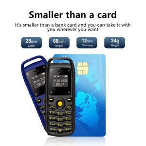 B25 bouton Mini téléphone portable 2 SIM veille Bluetooth numérotation Surround porter liste noire plus petits téléphones portables de secours pour le sport - Product Image 2