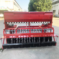 Semoir à disques 2BFX pour engrais céréalières, 12-24 rangs, monté sur tracteur, pour graines de blé, riz et luzerne