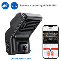Boîte noire de voiture A800 avec surveillance à distance 4G, détection de mouvement, verrouillage en cas de collision et caméra de surveillance de stationnement 24h/24 et 7j/7 pour voiture