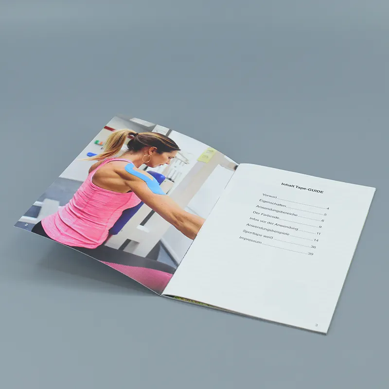 High Quality Factory Custom Size Instruction Manual Printing A4 Paper Flyer Catalogue Sheet Brochure