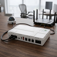 NIUNIU Baterai Lithium Fasa Tunggal Mini UPS DC 5V 9V 12V POE untuk Router WiFi