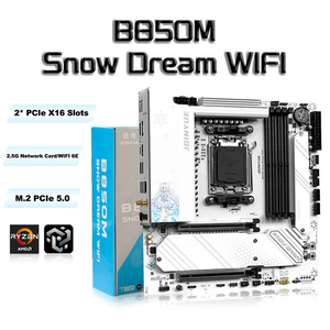 Tarjeta Madre JGINYUE <span class=keywords><strong>B650E</strong></span> Snow Dream M-ATX, Doble DDR5, Compatible con SATA, <span class=keywords><strong>AMD</strong></span> <span class=keywords><strong>AM5</strong></span> para Procesadores de Escritorio Serie Ryzen - Product Image 6