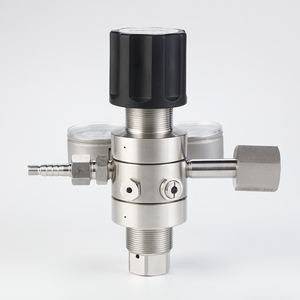 วาล์วลดแรงดัน CO2 แบบสองขั้นตอน HC02T ปรับแต่งได้ พร้อมเกจวัดคู่ - Product Image 6