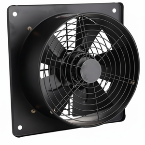 พัดลมระบายความร้อนบนหลังคา Crown 350B2 AC รุ่น T5 ระบบความปลอดภัย ใช้ไฟ 220V มอเตอร์ AC ลูกปืนเม็ดกลม แกนเหล็ก ใบพัดเหล็ก ขนาดใบพัด 12 ฟุต - Product Image 1