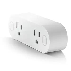 2 ways us wall socket smart plug wifi socket